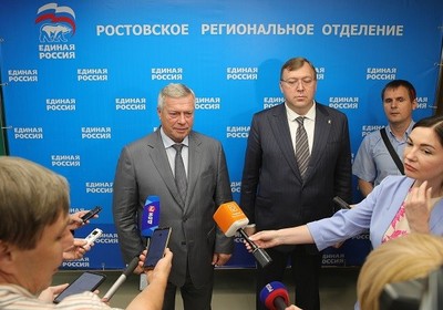 После неудачного 2018 года ЕР снова поставила губернатора Голубева во главе списка на выборах в заксобрание Ростовской области